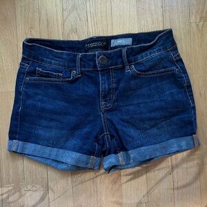 Aeropostale Cuffed Denim Shorts sz 2  NWOT